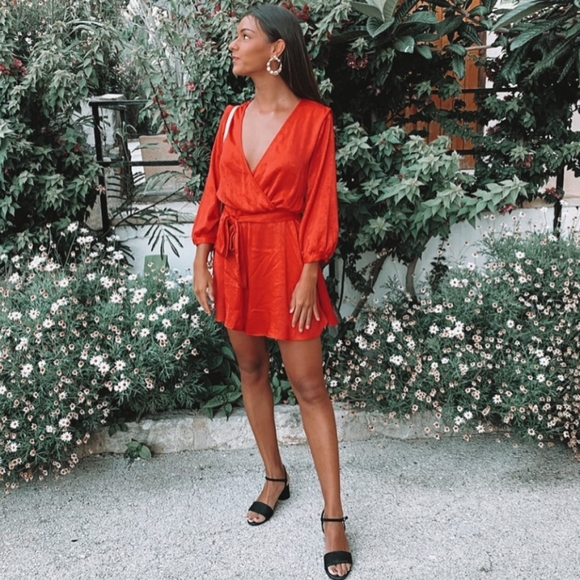 ZARA Satin belted playsuit - Picture 10 of 10